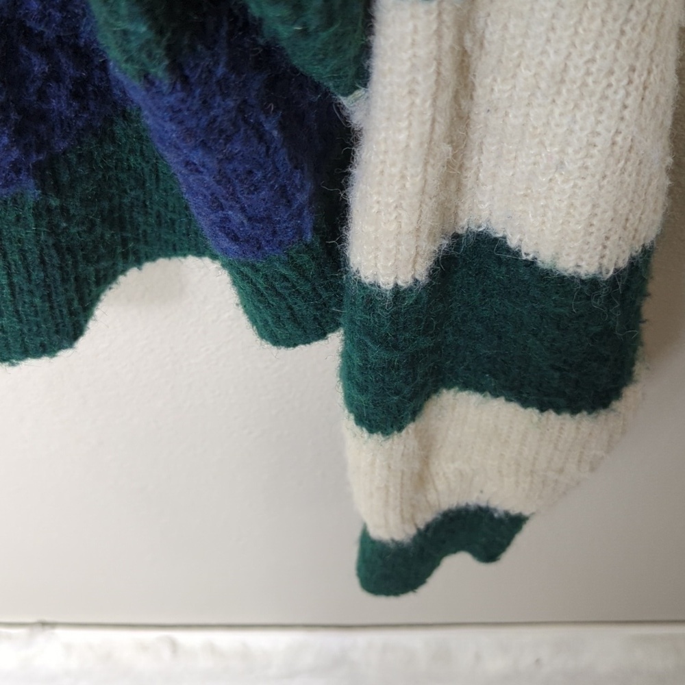 525 Andi Sweater Women's XL Blue Green Pullover Shirt - Picture 6 of 14